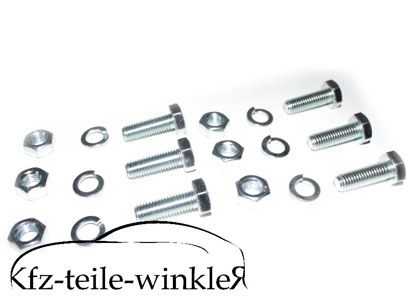 Set Befestigungsschrauben f. Hilfsrahmen Trabant 500, 600, 601