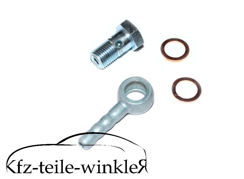Set Anschlußstutzen für KMVA und Benzinhahn Trabant 500, 600, 601