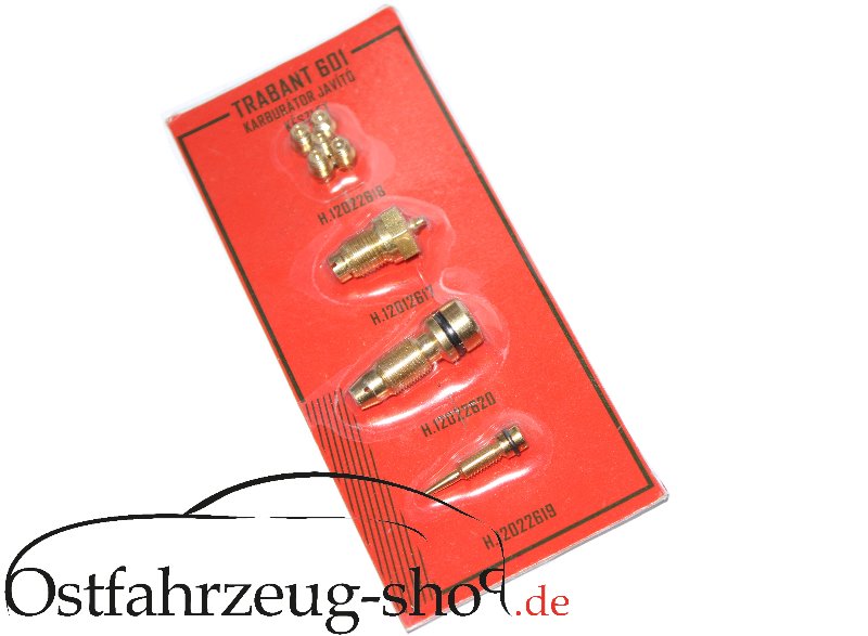 8-teilig Düsensatz für Sparvergaser  28H1-1 / neue Ausf. Reparatursatz Trabant 601