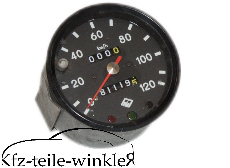 Tacho mit Tageskilometerzählwerk f. Trabant 601 Ausbauteil