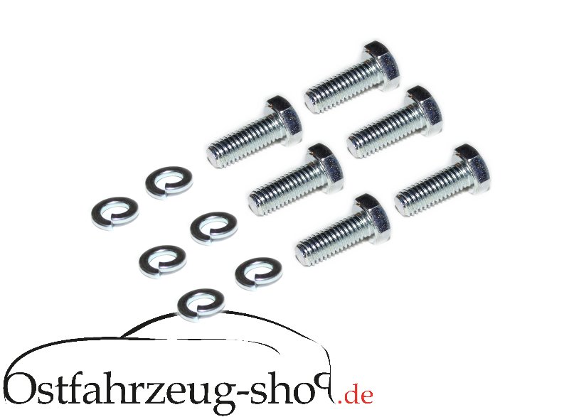 Set 12-teilig Montageschrauben für Kupplungsautomat Trabant 500,600,601