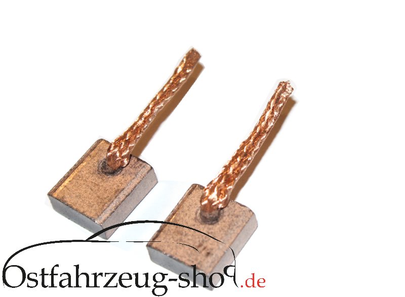 Set Kohlebürsten für Anlasser 6V und 12V Trabant 601, B1000, Wartburg 353