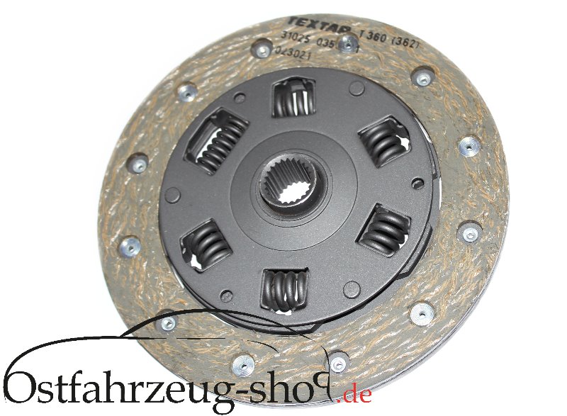 Kupplungsscheibe 180mm original Ersatzteil regeneriert für Barkas B1000, Wartburg 353 im Austausch