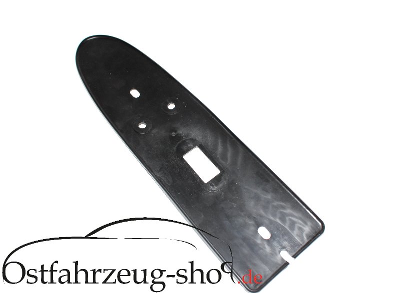 Kederplatte schwarz für Rücklicht Trabant 601, 1.1