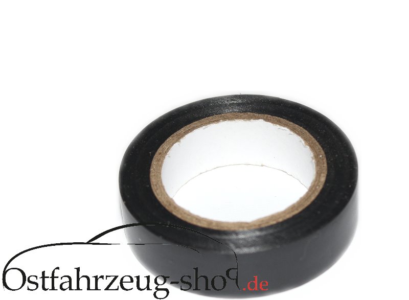 Isolierband 10 m / 15 mm breit in Schwarz