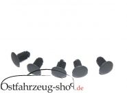 5 teiliges Montageclip- Set für Armaturenbrett - Oberteil Trabant 601 