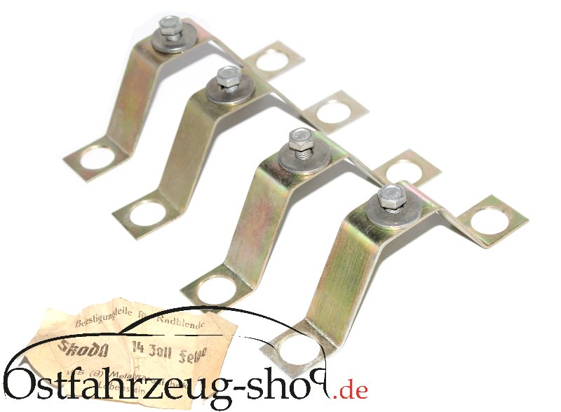 Befestigungsteile für Radblende Skoda 14 Zoll Felge