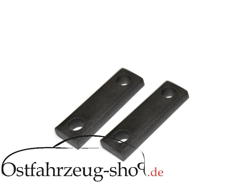 Satz Befestigungsschiene / Druckplatte für Blattfeder hinten Trabant 500, 600, 601