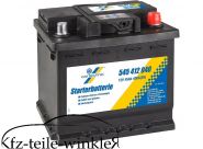 12V/45Ah Cartechnic Starterbatterie Batterie  f. Trabant 601 